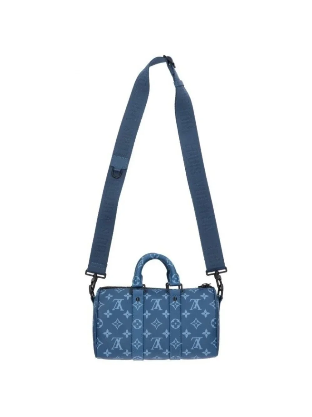 Louis Vuitton Keepall Bandouliere 25 Monogram Atlantic Blue 2-Way Handbag 25